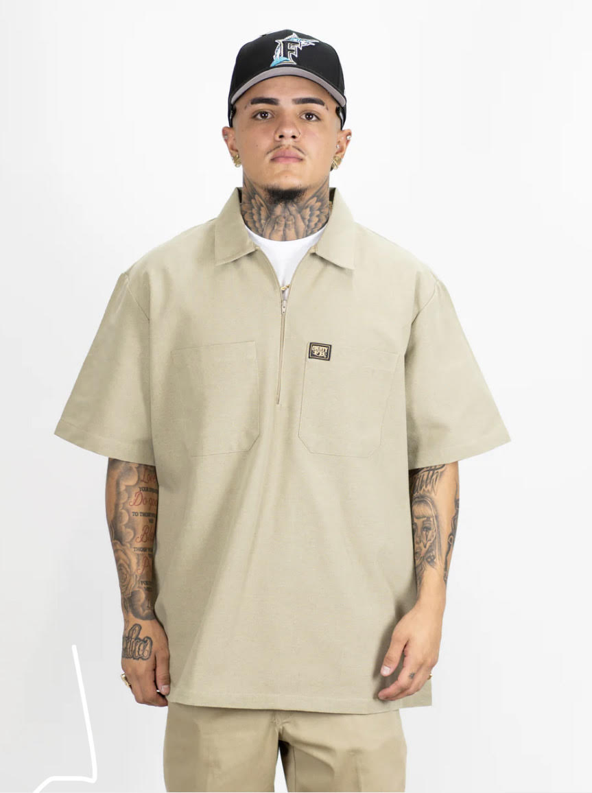 FB County Short Sleeve Zip Shirt