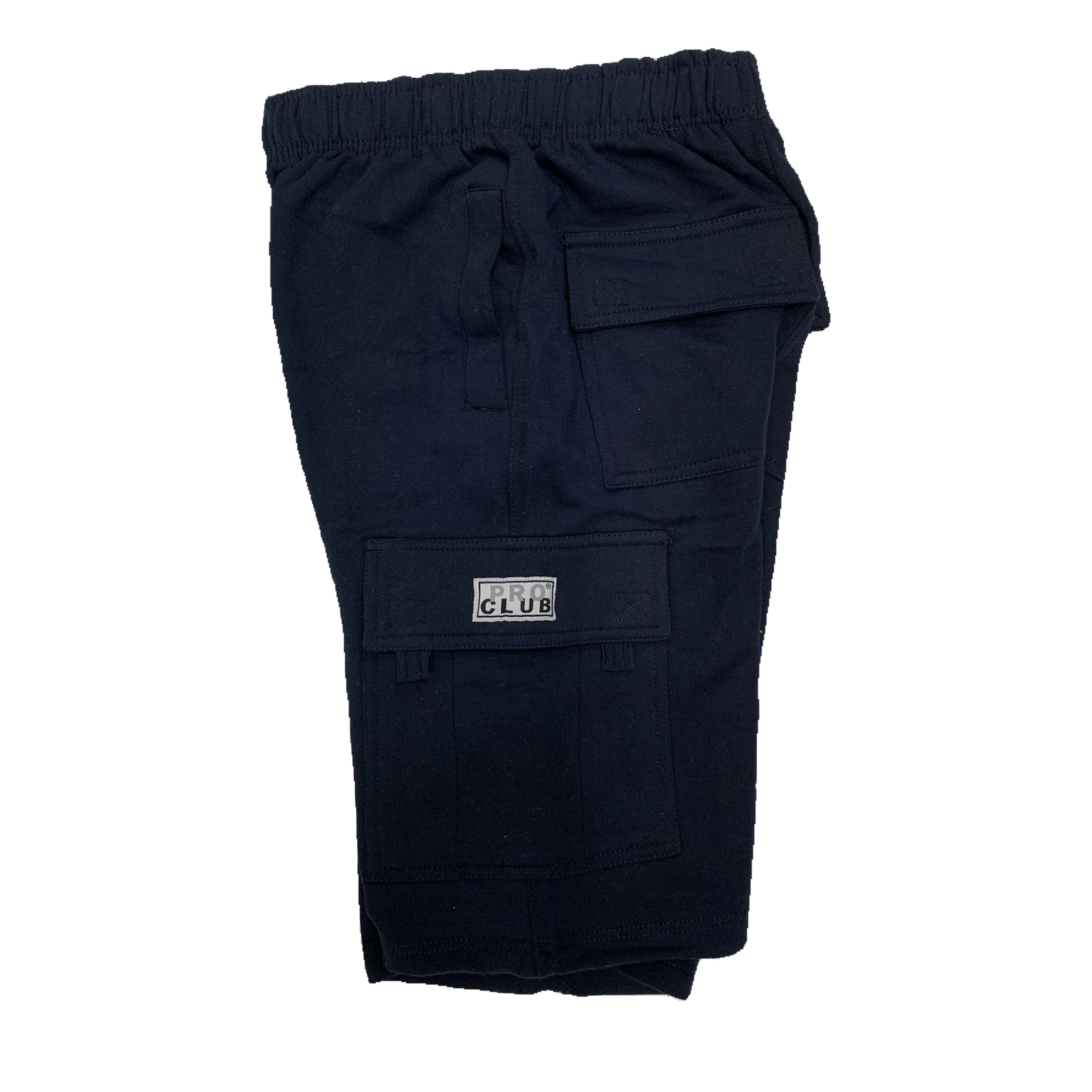 Pro Club Men's Fleece Cargo Shorts
