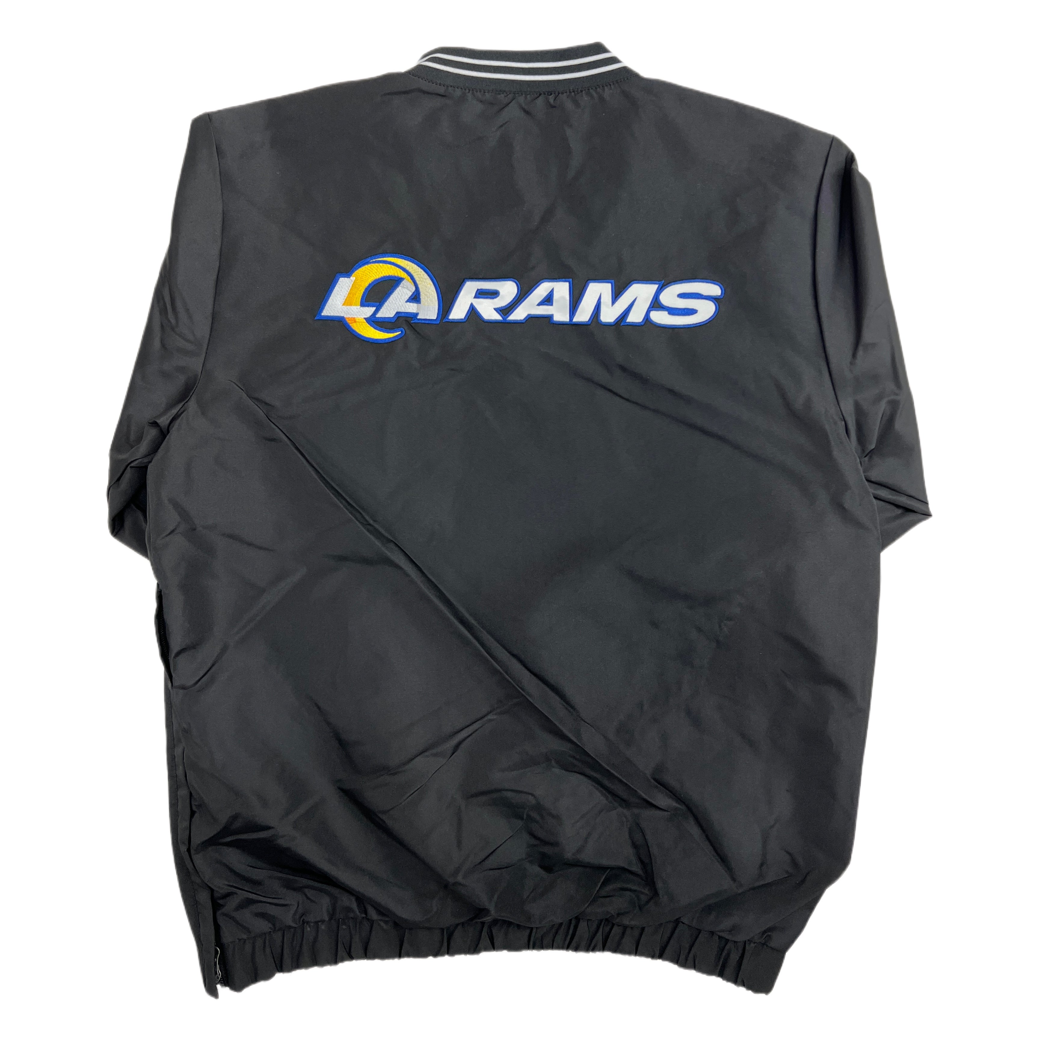 Los Angeles Rams Windbreaker with Pocket - Black