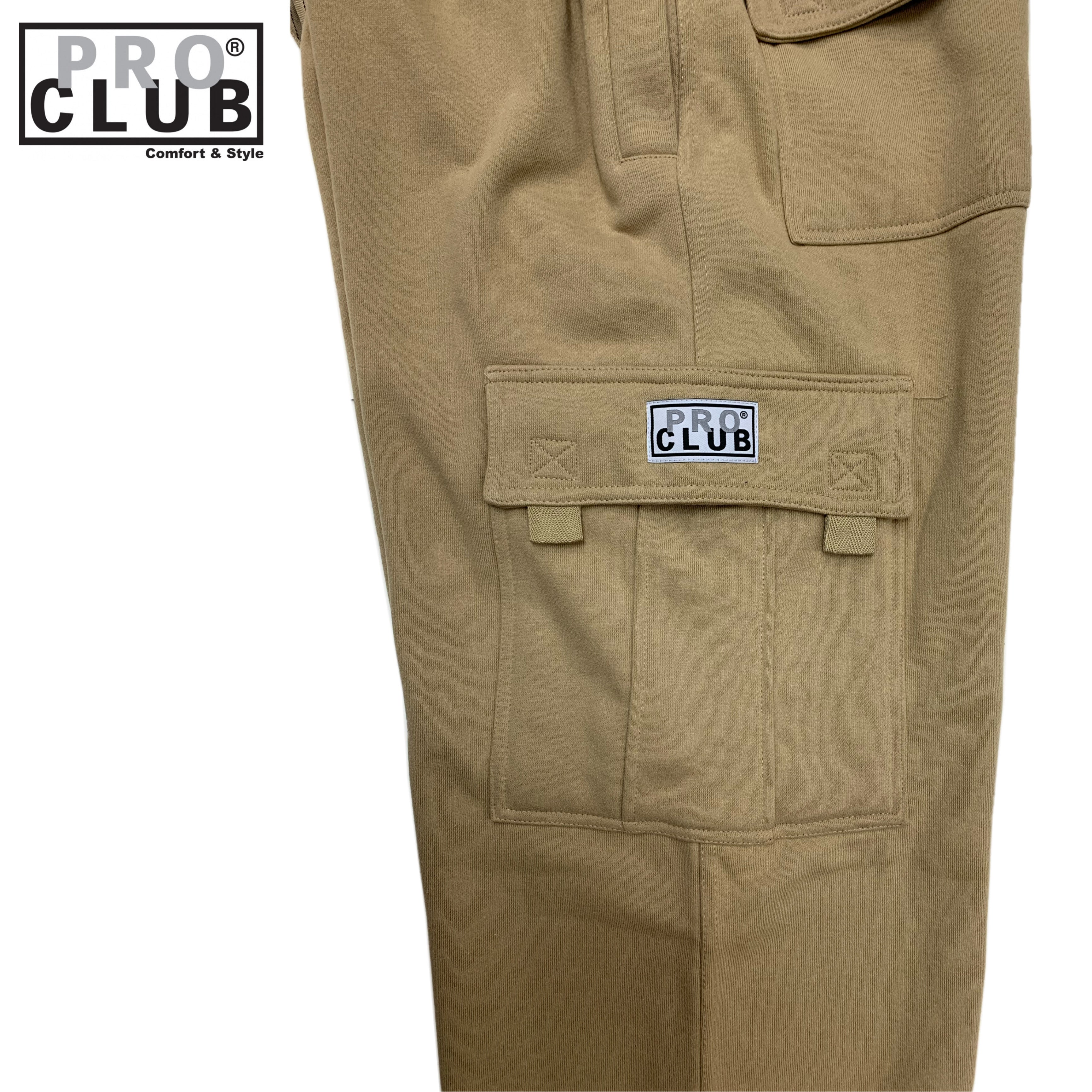 Pro Club Mens Heavyweight Fleece Cargo Pants 