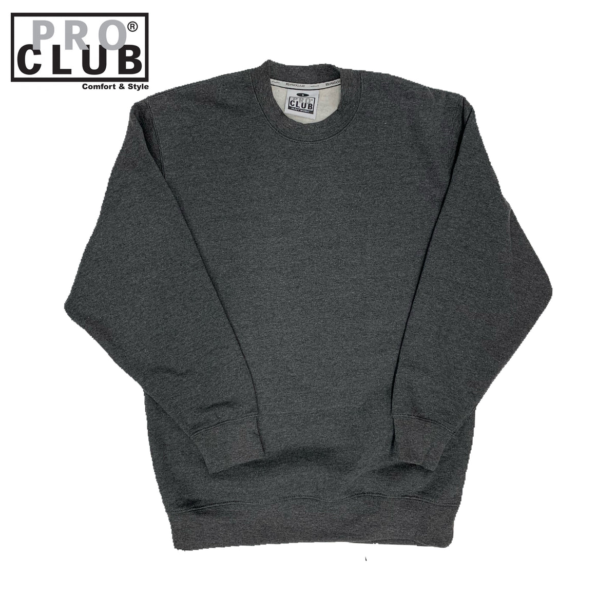 Pro Sweaters Pro Club Men's Heavyweight 13oz Crew Neck Fleece Sweatshirt