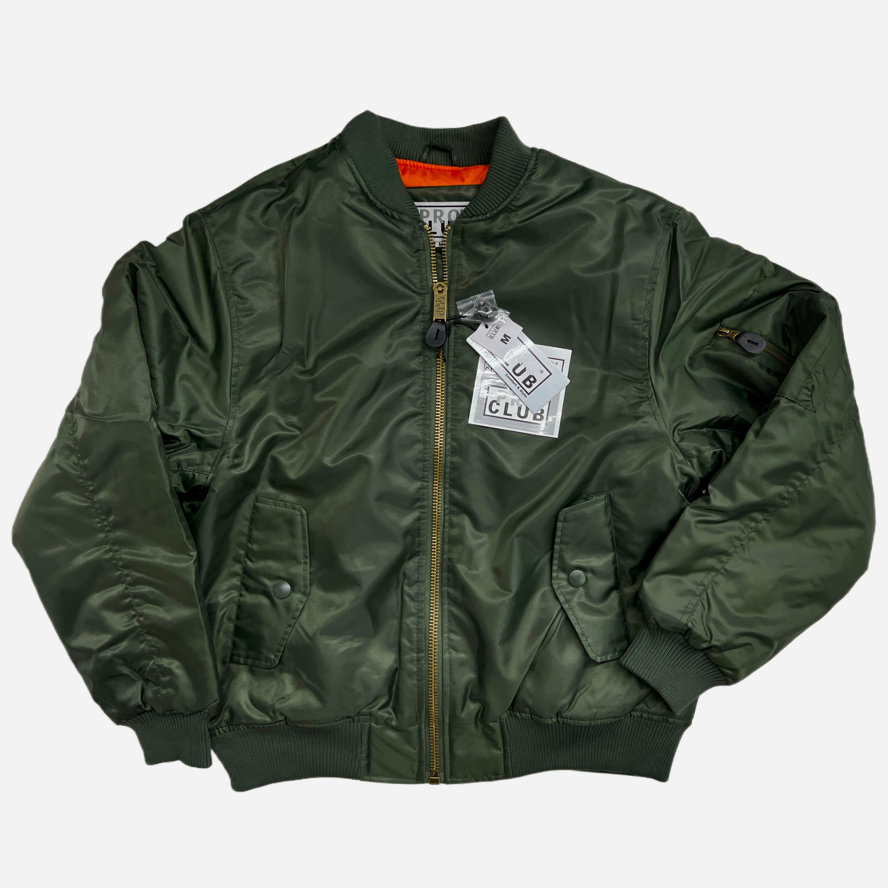 Pro Club Men's Flight Bomber Jacket - Main Image