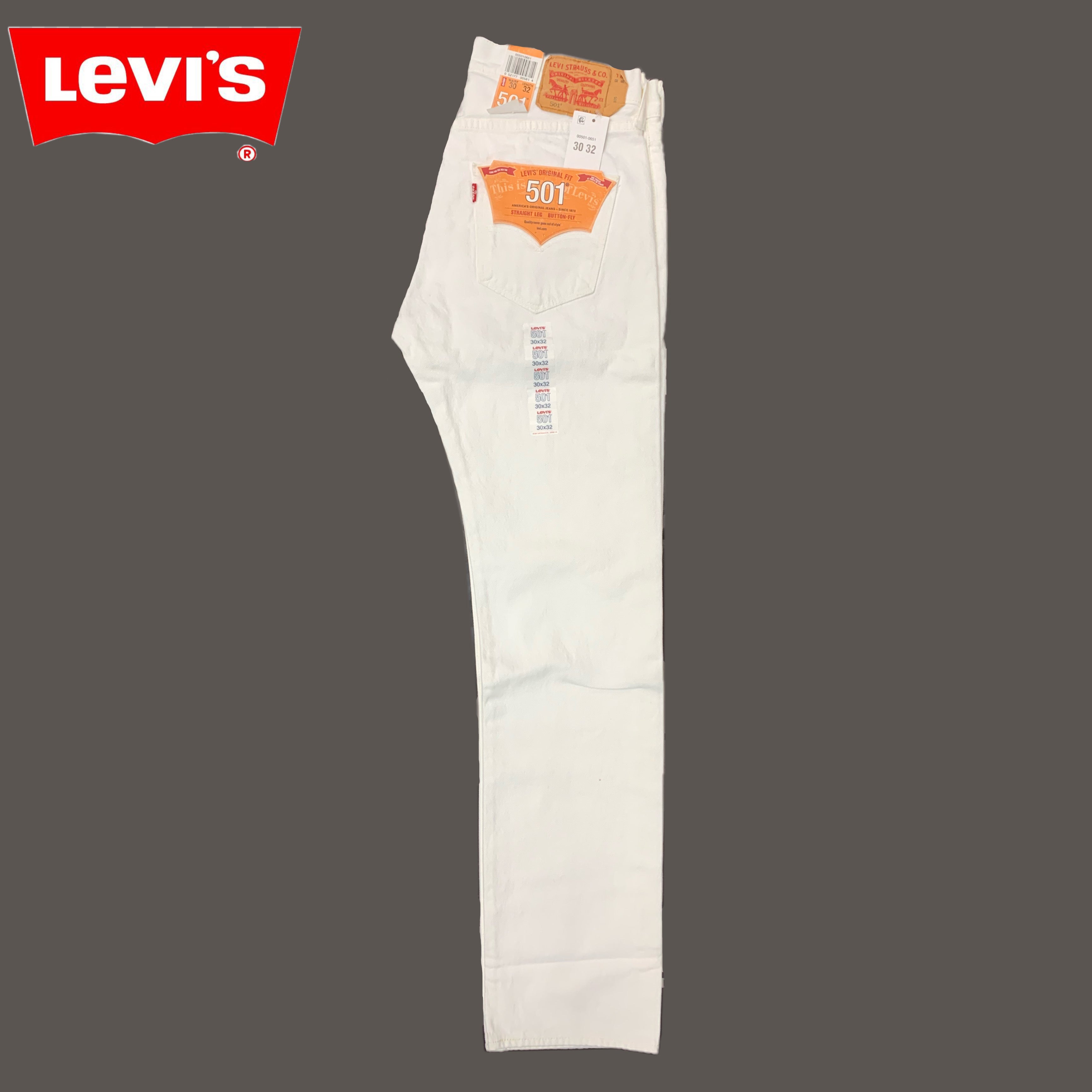 Levi's 501 White