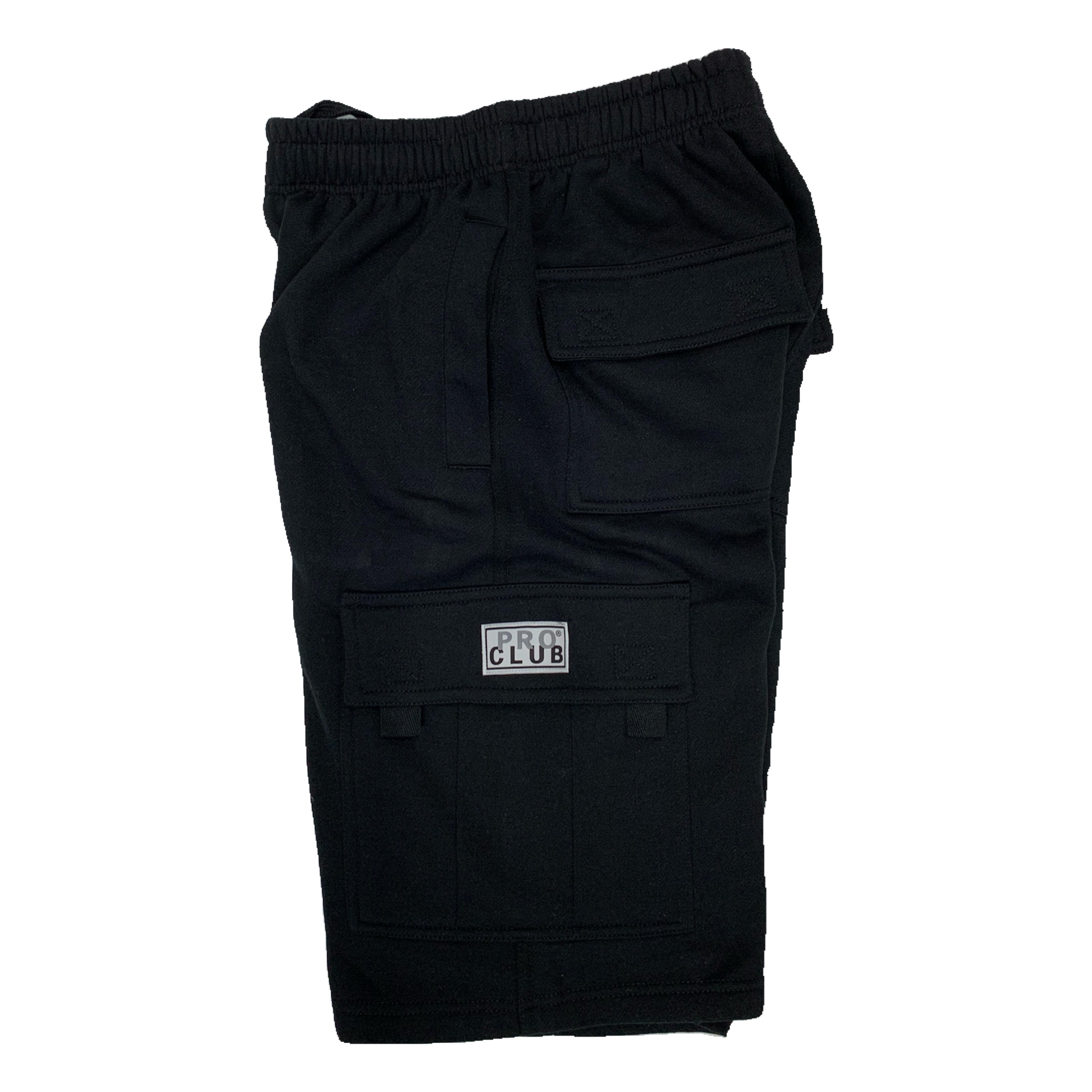 Pro Club Men's Fleece Cargo Shorts