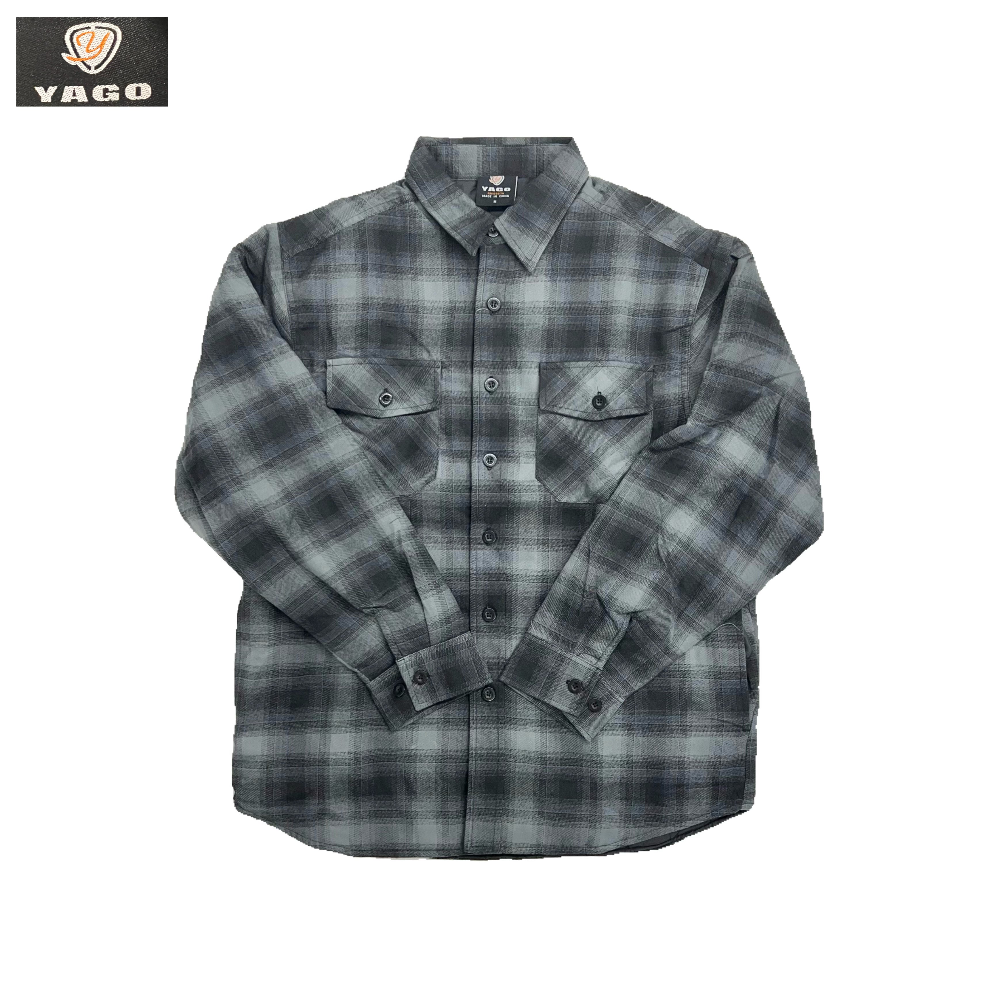 Yago Flannel Shirt Jacket with Two Side Pockets