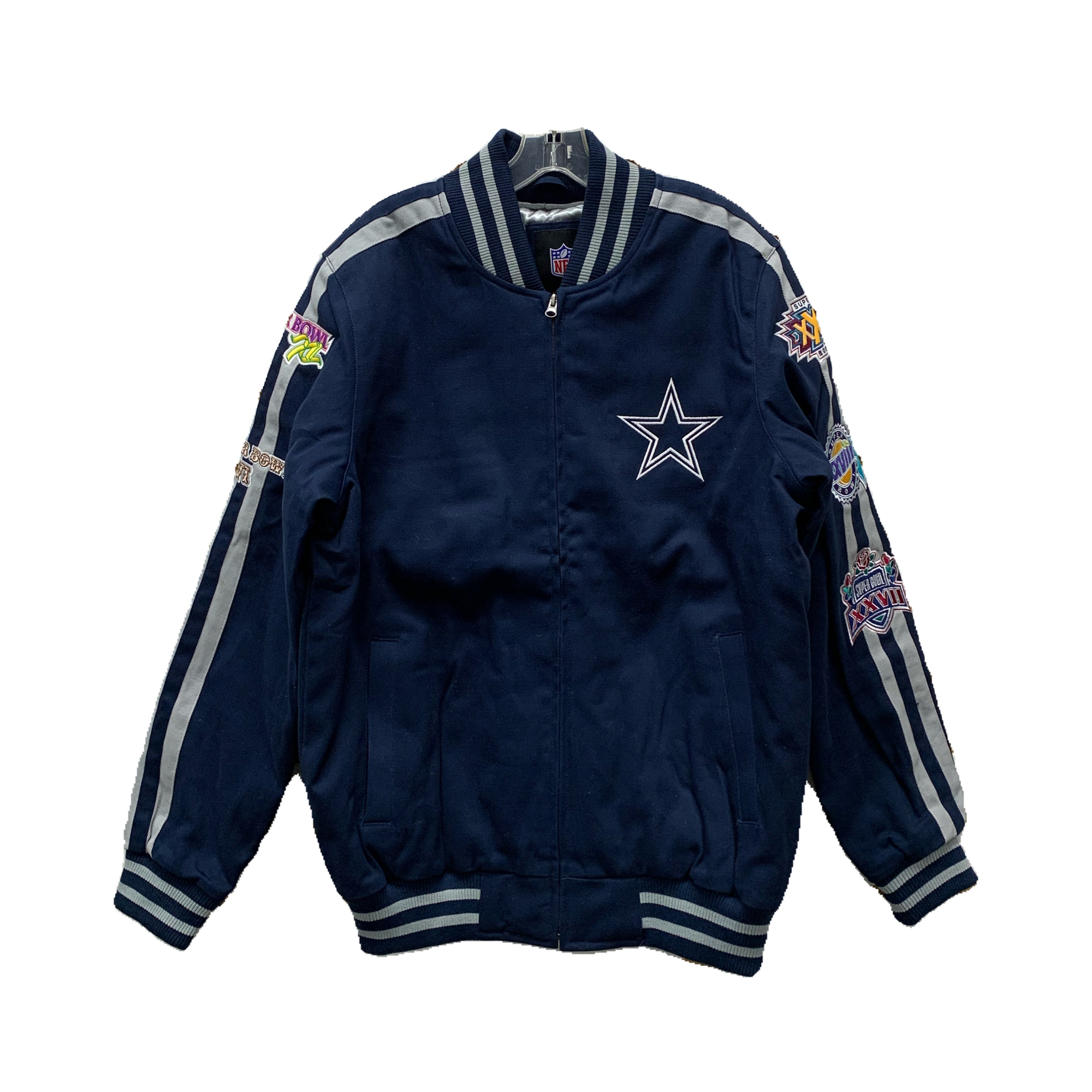 Dallas Cowboys 5 Time Super Bowl Champions Zipper Jacket