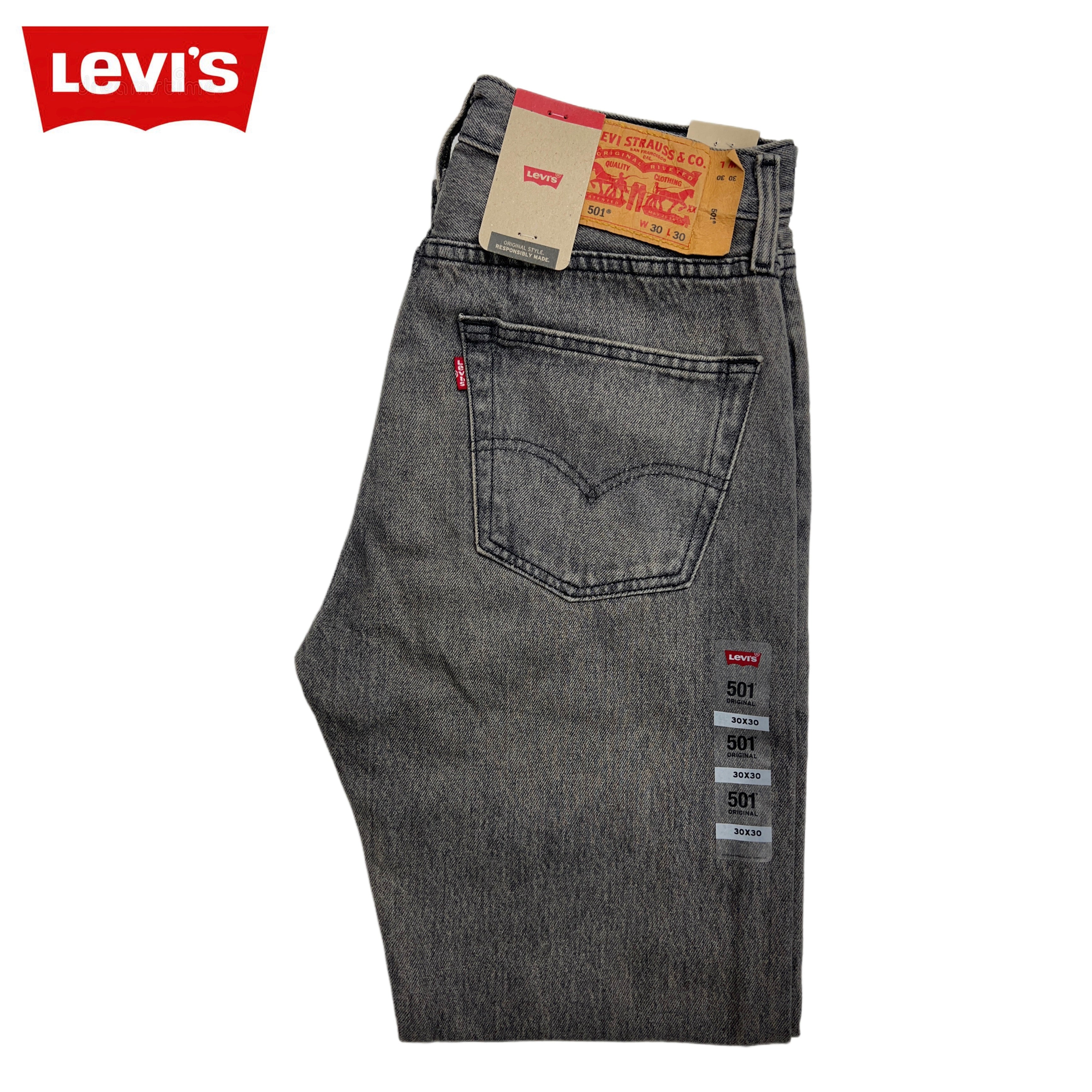 Levi's 501 Washed Grey - 3123