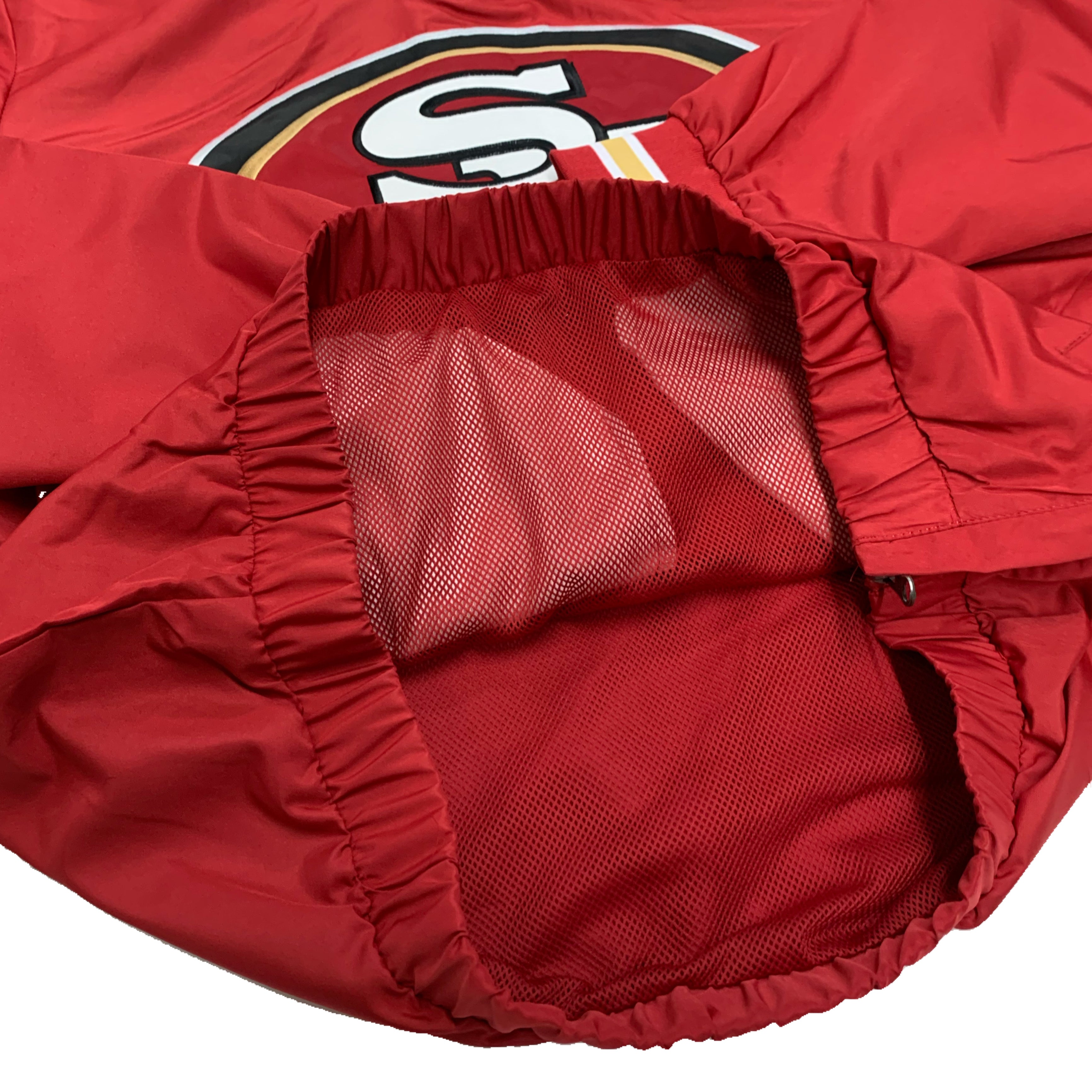 San Francisco 49ers Windbreaker with Pocket - Red