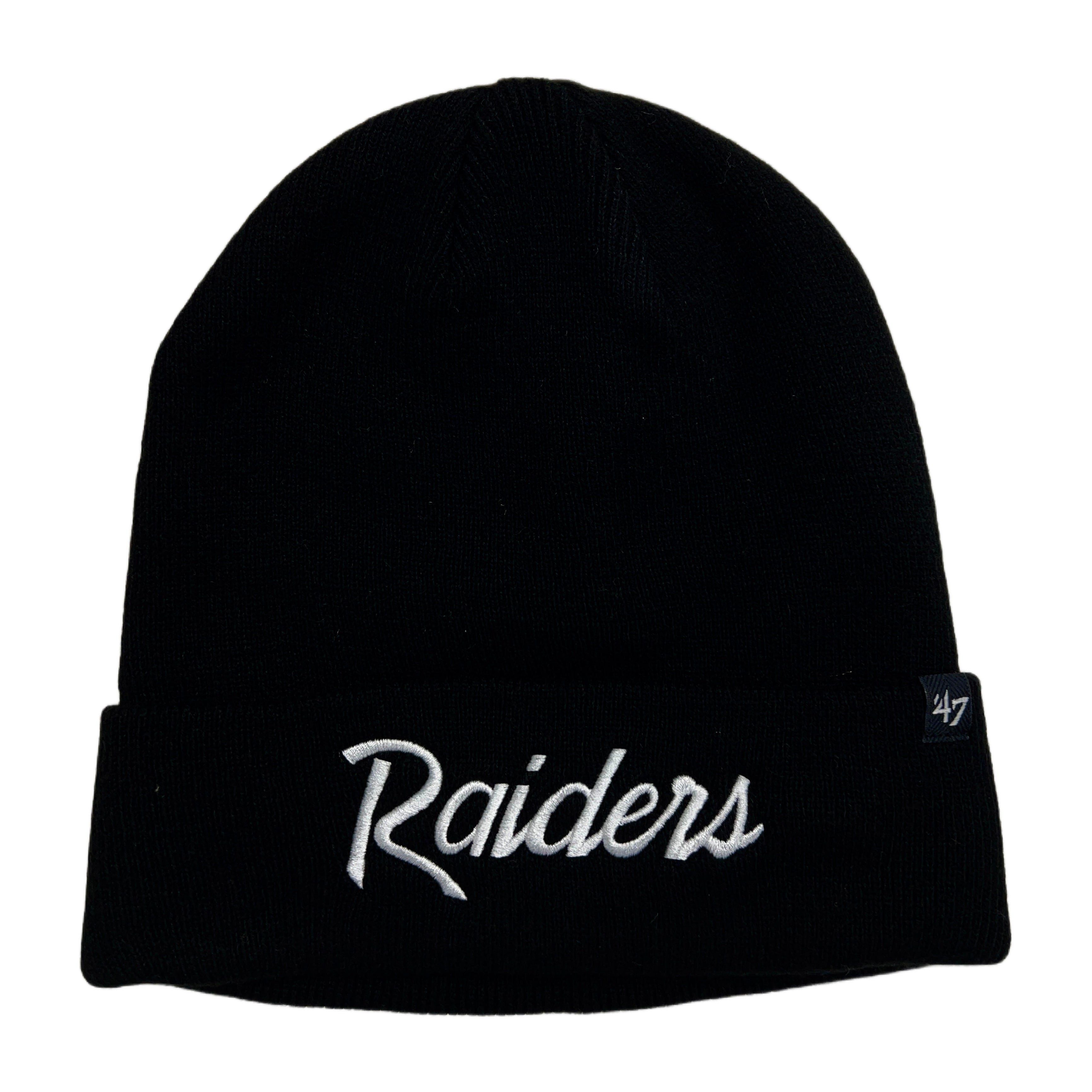 White store raiders beanie