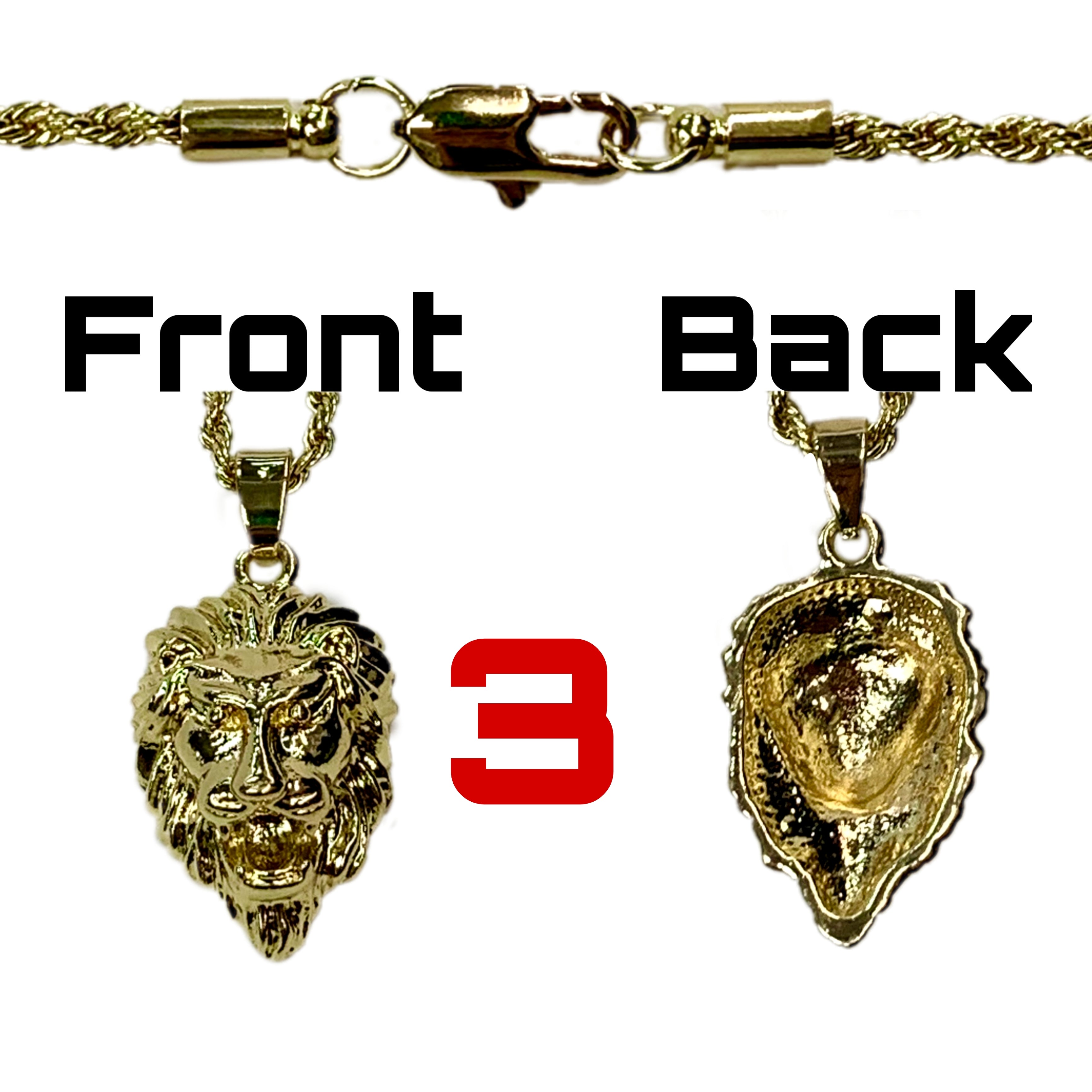 Fashion Gold (not real) 24in Chain with Pendant