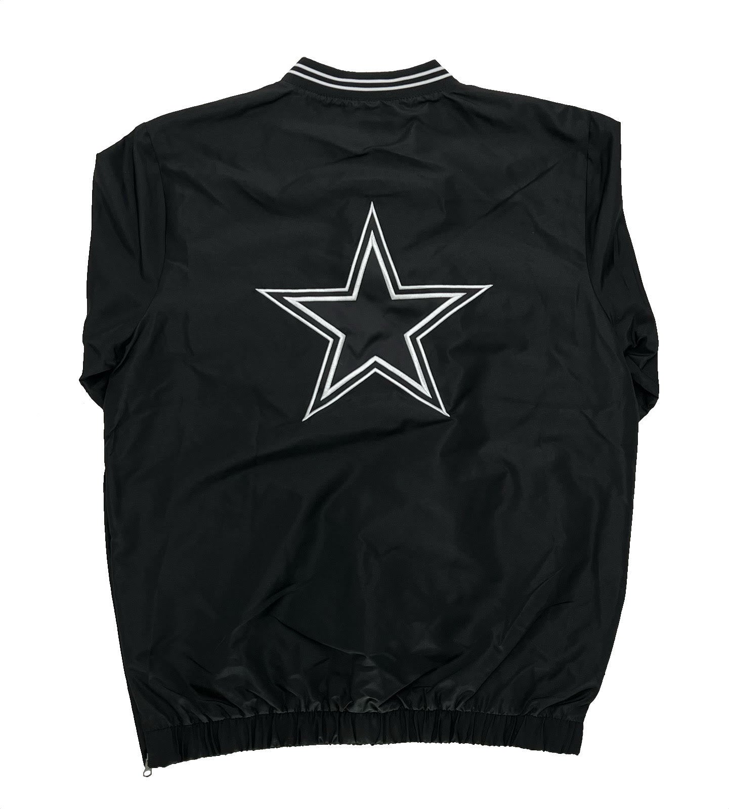 Dallas Cowboys Windbreaker with Pocket - Black