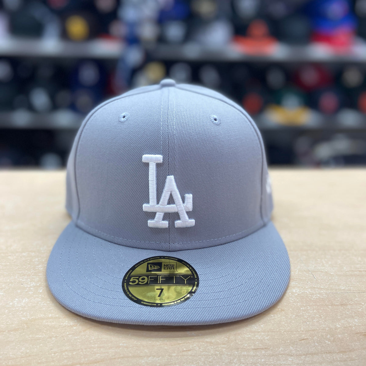 Los Angeles Dodgers New Era 59FIFTY Fitted Hat - Grey Grey / 7 1/4