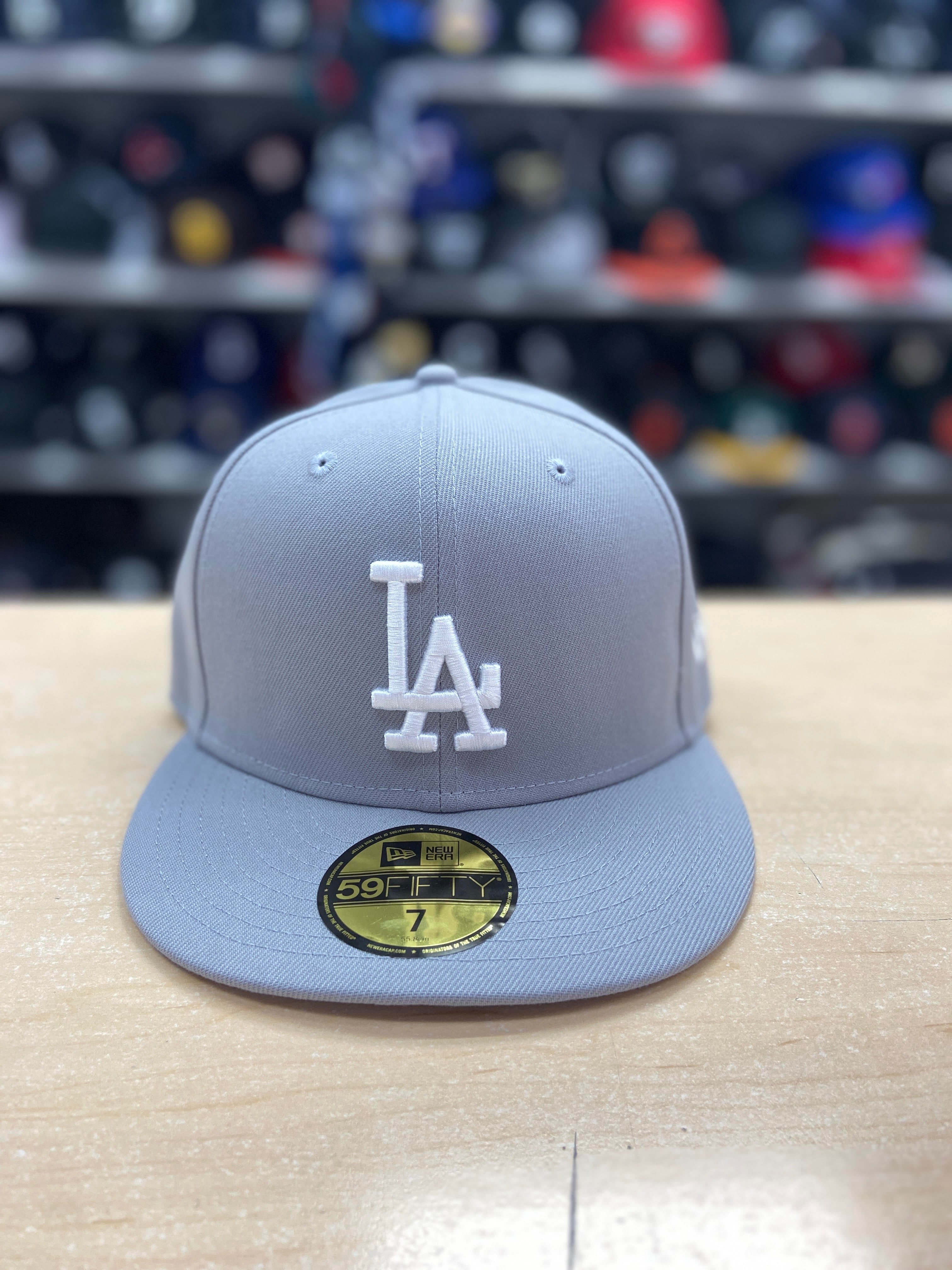 Los Angeles Dodgers New Era 59FIFTY Fitted Hat - Grey