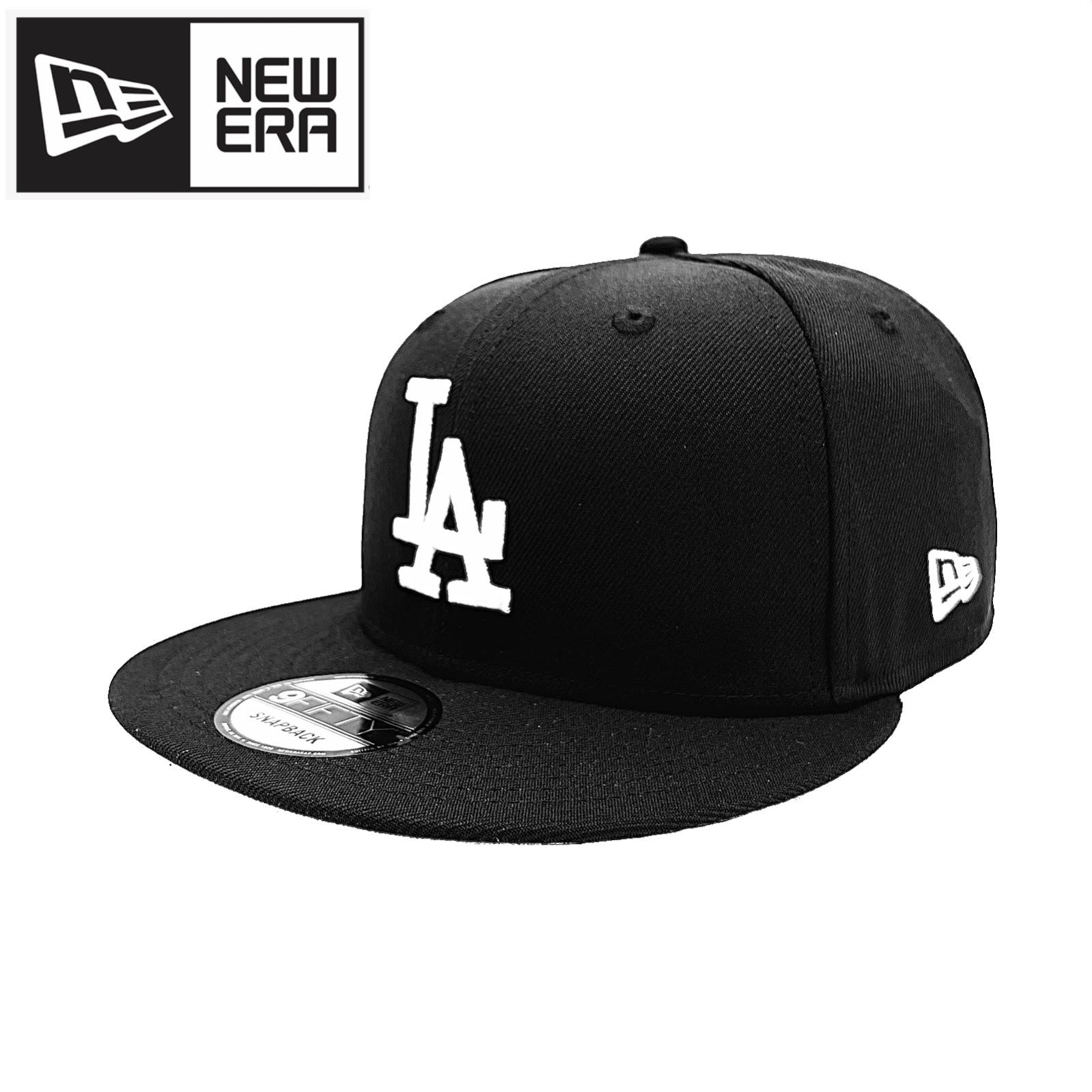 Los Angeles Dodgers New Era Black & White Snapback